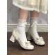 Dita Autumn Whispers Square Toe Mary Jane Shoes(Reservation/5 Colours/Full Payment Without Shipping)